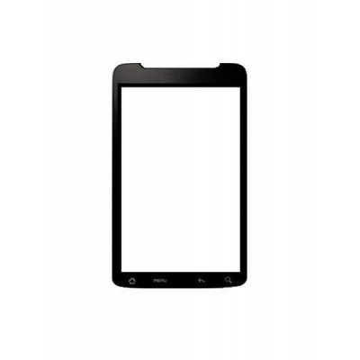 Replacement Front Glass For Htc G2 Black By - Maxbhi.com