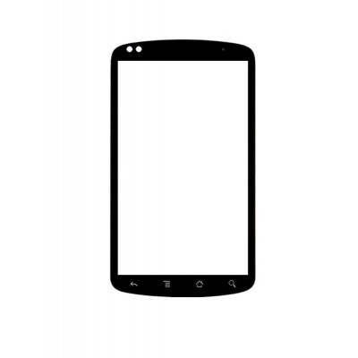 Replacement Front Glass For Htc Google Nexus One Black By - Maxbhi.com