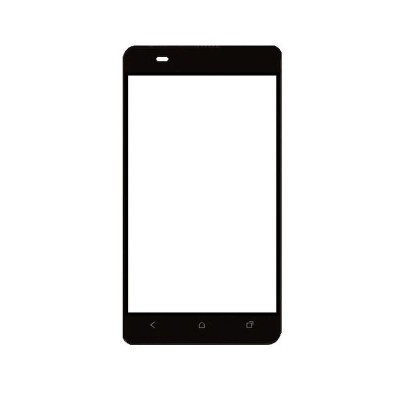 Replacement Front Glass For Htc One Su T528w Black By - Maxbhi.com