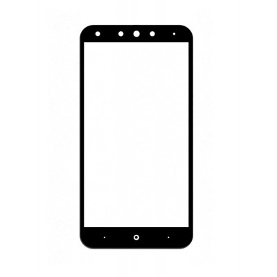 Replacement Front Glass For Qiku N4 Black By - Maxbhi.com