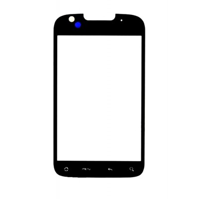 Replacement Front Glass For Htc Droid Eris Adr 6200 Black By - Maxbhi.com