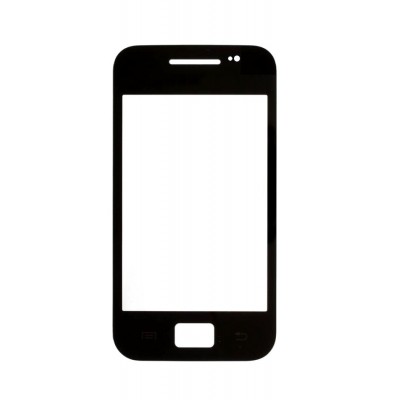 Replacement Front Glass For Samsung Galaxy Ace Black By - Maxbhi.com
