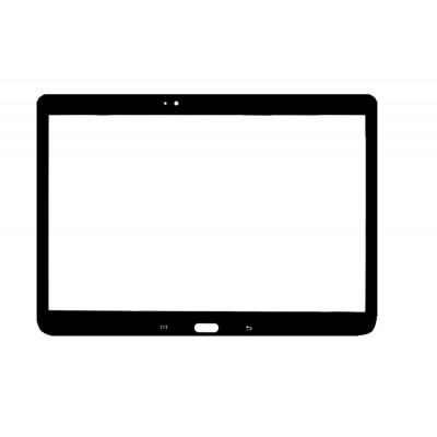 Replacement Front Glass For Samsung Galaxy Tab 3 10.1 P5220 Black By - Maxbhi.com