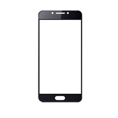 Replacement Front Glass For Samsung Galaxy C5 Pro Black By - Maxbhi.com