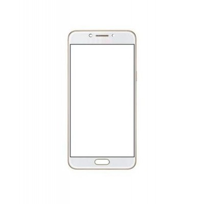 Replacement Front Glass For Samsung Galaxy C5 Pro White By - Maxbhi.com