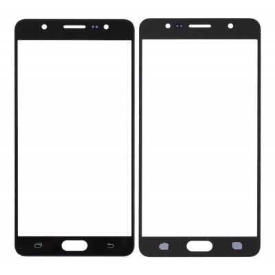 Replacement Front Glass For Samsung Galaxy J7 Max Black By - Maxbhi Com