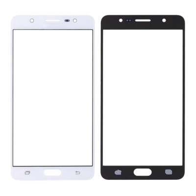 Replacement Front Glass For Samsung Galaxy J7 Max White By - Maxbhi Com