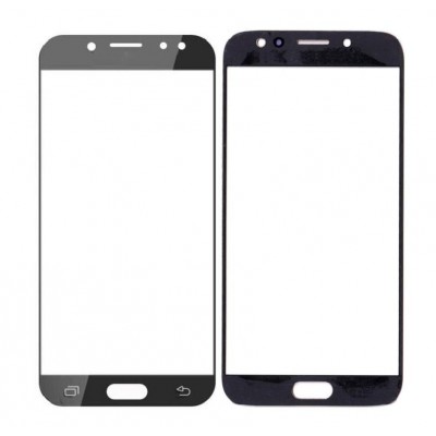 Replacement Front Glass For Samsung Galaxy J7 Pro Black By - Maxbhi Com