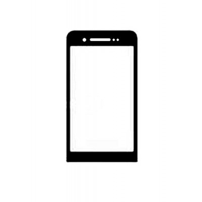Replacement Front Glass For Samsung W2016 Black By - Maxbhi.com