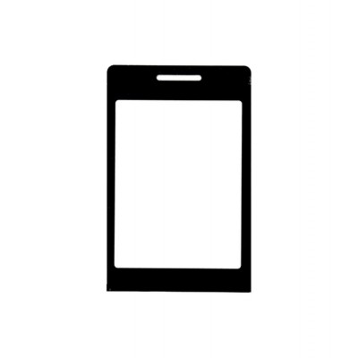 Replacement Front Glass For Samsung Armani Black By - Maxbhi.com