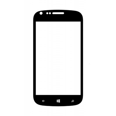 Replacement Front Glass For Samsung Ativ Odyssey I930 Black By - Maxbhi.com
