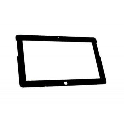 Replacement Front Glass For Samsung Ativ Tab Gtp8510 Black By - Maxbhi.com