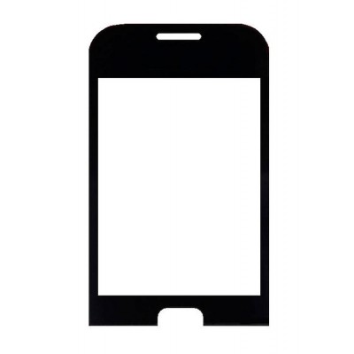Replacement Front Glass For Samsung C3313 Black By - Maxbhi.com