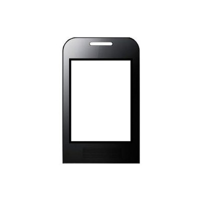 Replacement Front Glass For Samsung Chat C3500 Silver By - Maxbhi.com