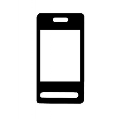 Replacement Front Glass For Samsung D980 Black By - Maxbhi.com