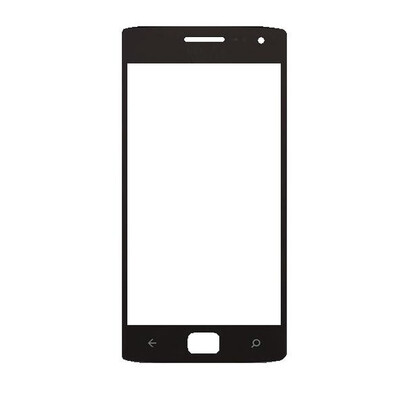Replacement Front Glass For Samsung Focus Flash I677 Black By - Maxbhi.com