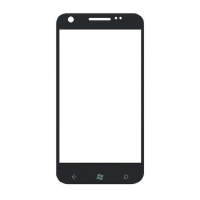 Replacement Front Glass For Samsung Focus S I937 Black By - Maxbhi.com