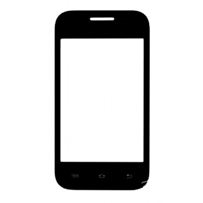 Replacement Front Glass For Samsung Galaxy Discover S730m Black By - Maxbhi.com
