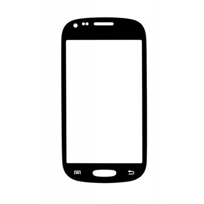 Replacement Front Glass For Samsung Galaxy Light Sght399 Black By - Maxbhi.com