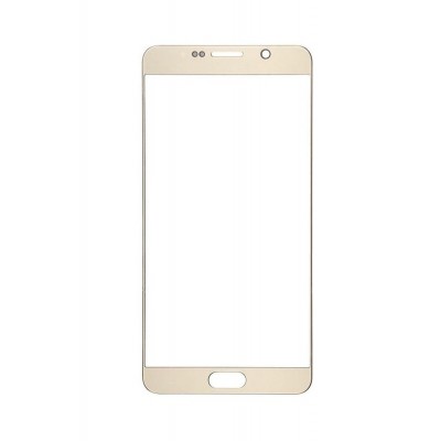 Replacement Front Glass For Samsung Galaxy Note5 Duos Gold By - Maxbhi.com