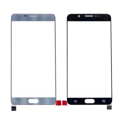 Replacement Front Glass For Samsung Galaxy Note5 Duos Silver By - Maxbhi Com