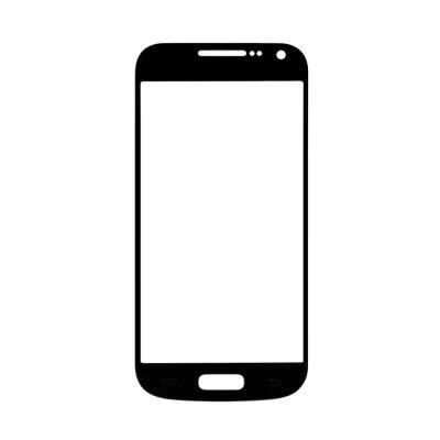 Replacement Front Glass For Samsung Galaxy S4 Mini I9195i Black By - Maxbhi.com