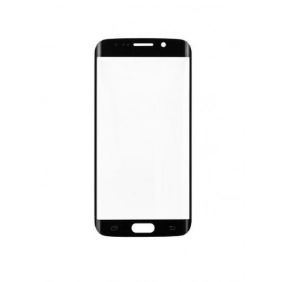 Replacement Front Glass For Samsung Galaxy S6 Duos Black By - Maxbhi.com