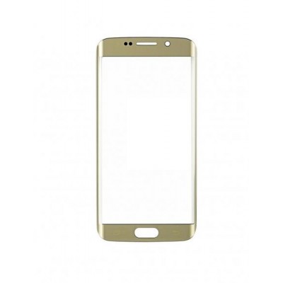 Replacement Front Glass For Samsung Galaxy S6 Duos Gold By - Maxbhi.com