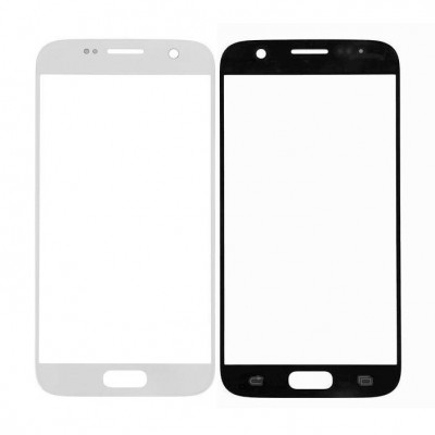 Replacement Front Glass For Samsung Galaxy S7 Silver By - Maxbhi Com