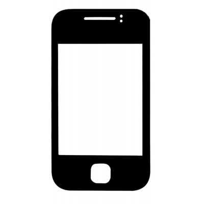 Replacement Front Glass For Samsung Galaxy Y Cdma I509 Black By - Maxbhi.com