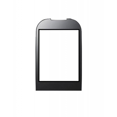 Replacement Front Glass For Samsung I5500 Galaxy 5 Black By - Maxbhi.com