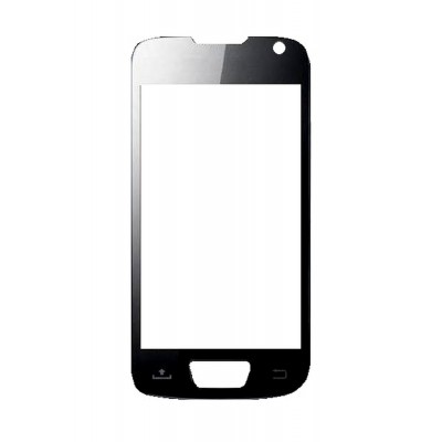 Replacement Front Glass For Samsung I8520 Galaxy Beam Black By - Maxbhi.com