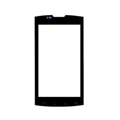 Replacement Front Glass For Samsung I897 Captivate Black By - Maxbhi.com