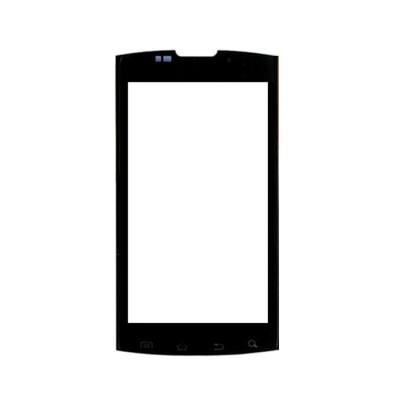 Replacement Front Glass For Samsung I897 Captivate Black Grey By - Maxbhi.com
