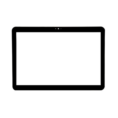 Replacement Front Glass For Samsung P7100 Galaxy Tab 10.1v Black By - Maxbhi.com