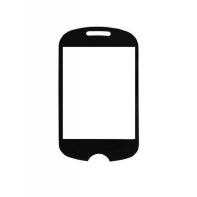 Replacement Front Glass For Samsung S3510 Black By - Maxbhi.com