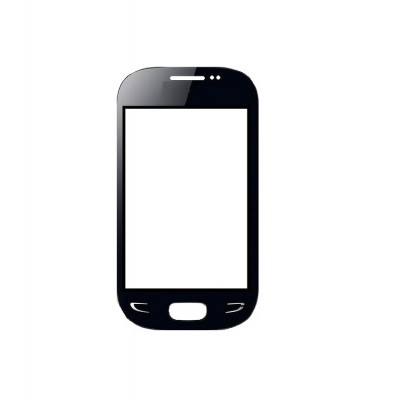 Replacement Front Glass For Samsung Star Deluxe Duos S5292 Black By - Maxbhi.com