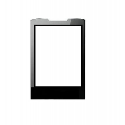 Replacement Front Glass For Samsung W299 Duos Black By - Maxbhi.com