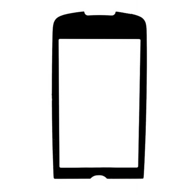 Replacement Front Glass For Samsung A817 Solstice Ii Black By - Maxbhi.com