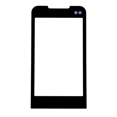 Replacement Front Glass For Samsung A867 Eternity Black By - Maxbhi.com