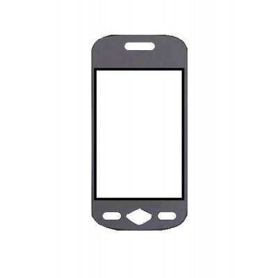 Replacement Front Glass For Samsung A886 Forever Black By - Maxbhi.com
