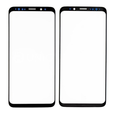 Replacement Front Glass For Samsung Galaxy S9 Black By - Maxbhi Com