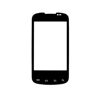 Replacement Front Glass For Samsung R730 Transfix Blue By - Maxbhi.com