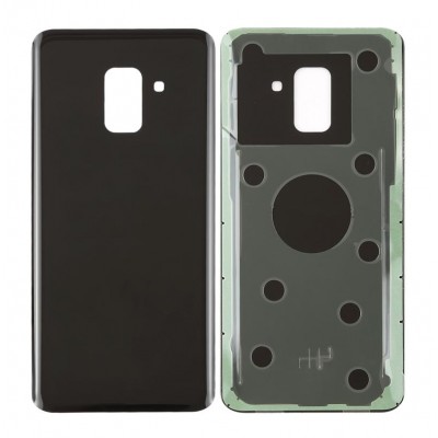 Back Panel Cover For Samsung Galaxy A8 Plus 2018 Black - Maxbhi Com