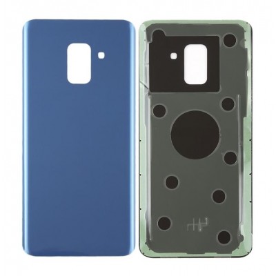 Back Panel Cover For Samsung Galaxy A8 Plus 2018 Blue - Maxbhi Com