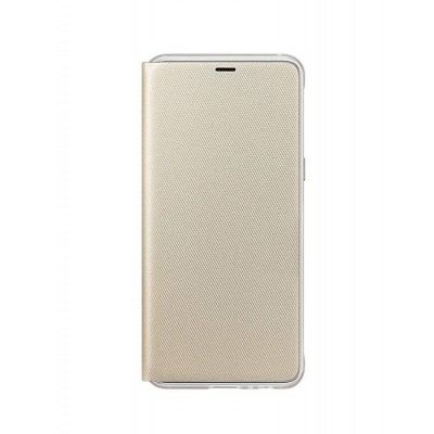 Flip Cover For Samsung Galaxy A8 2018 Gold By - Maxbhi.com