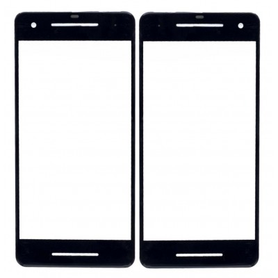 Replacement Front Glass For Google Pixel 2 Silver By - Maxbhi Com