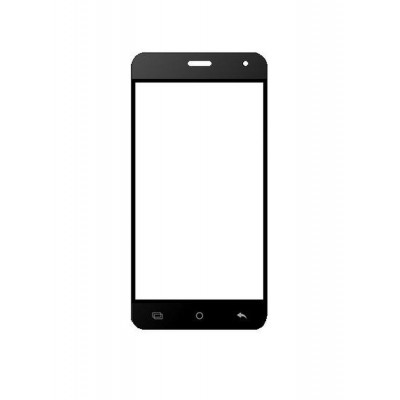 Replacement Front Glass For Karbonn K9 Smart Yuva Black By - Maxbhi.com