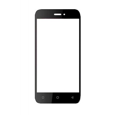Replacement Front Glass For Karbonn Titanium Vista Black Grey By - Maxbhi.com