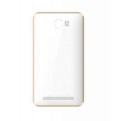 Back Panel Cover For Karbonn Alfa A18 White - Maxbhi.com